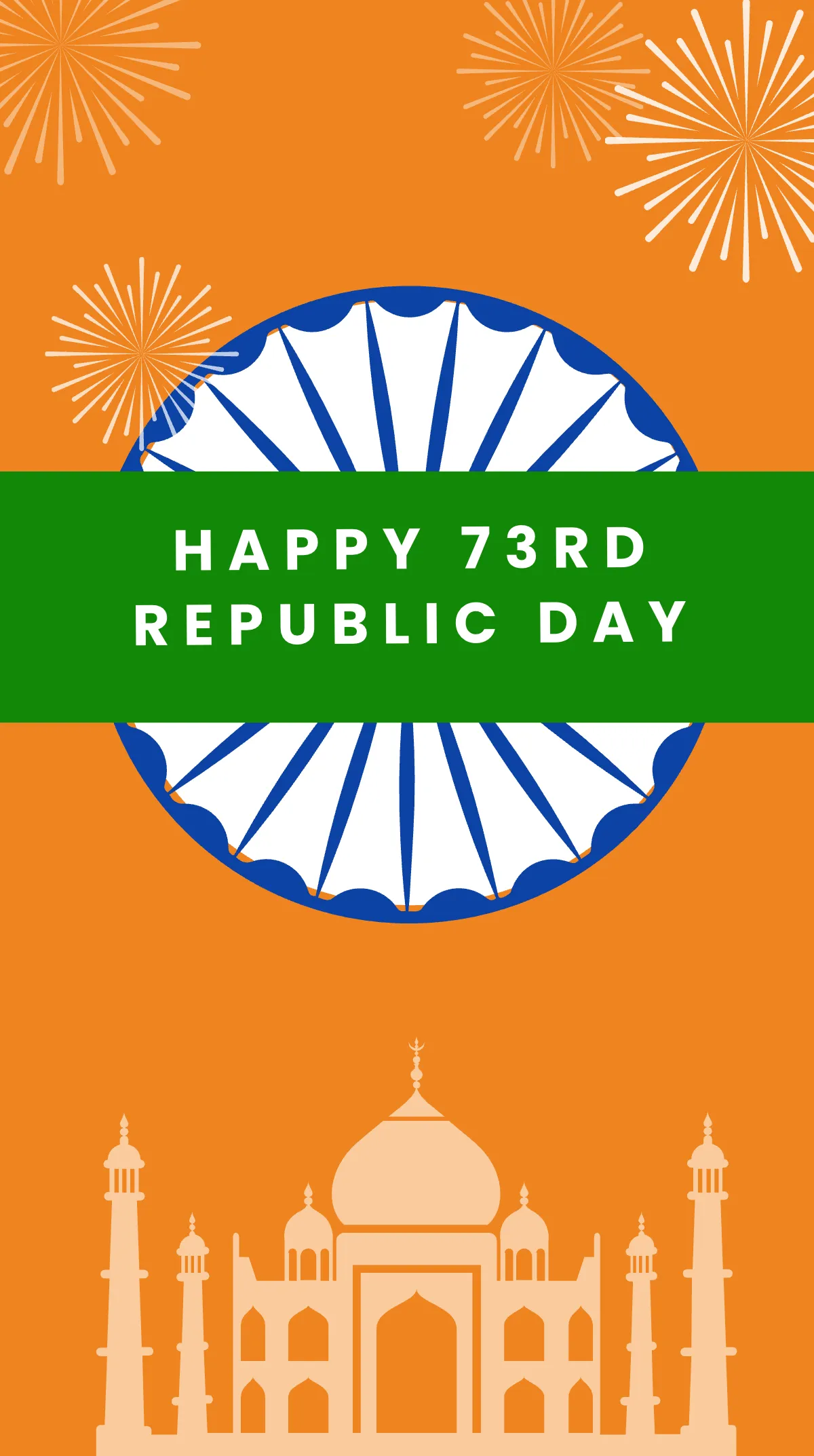 Free India Republic Day Event Instagram Story Template to Edit Online