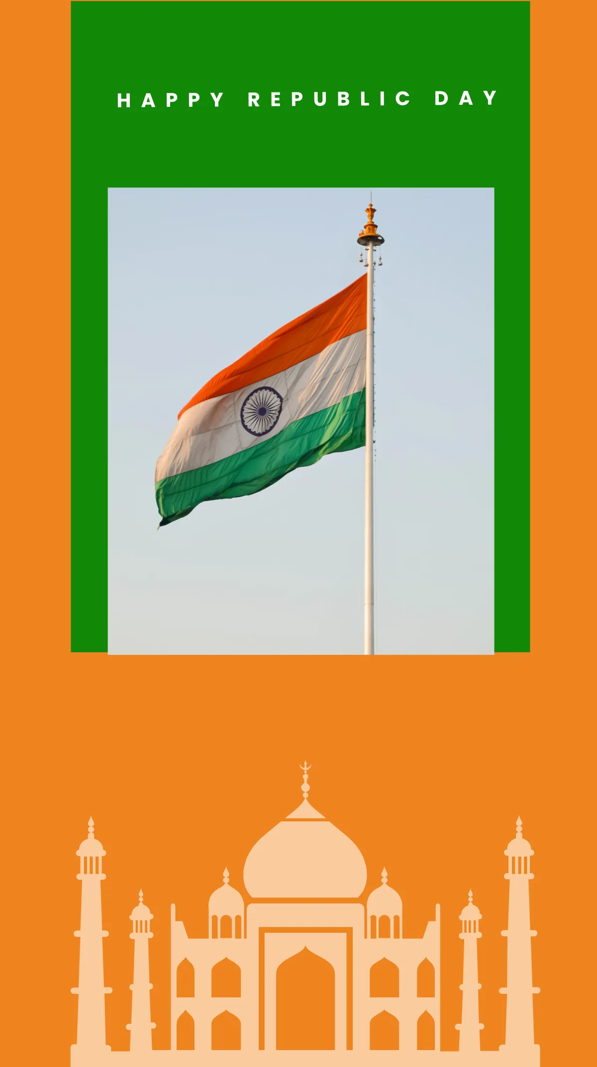 Free India Republic Day Event Instagram Story Template to Edit Online