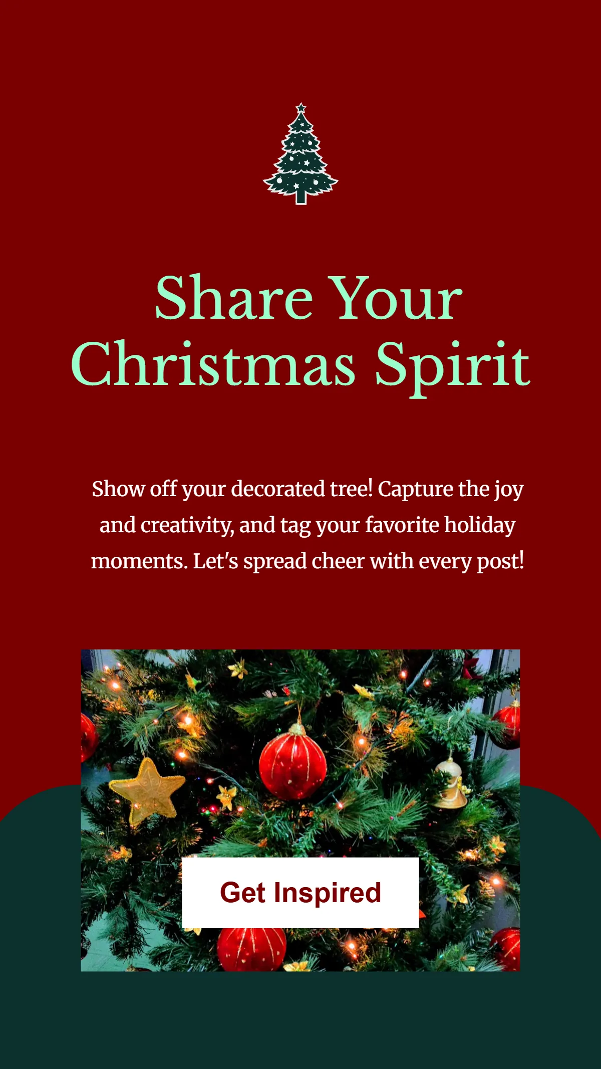 Creative Christmas Tree Instagram Story Template Creative Christmas Tree Instagram Story Template