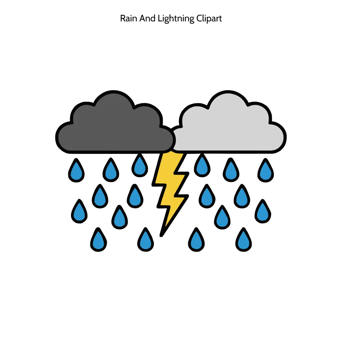 Free Rain And Lightning Clipart Template to Edit Online Free Rain And Lightning Clipart Template to Edit Online