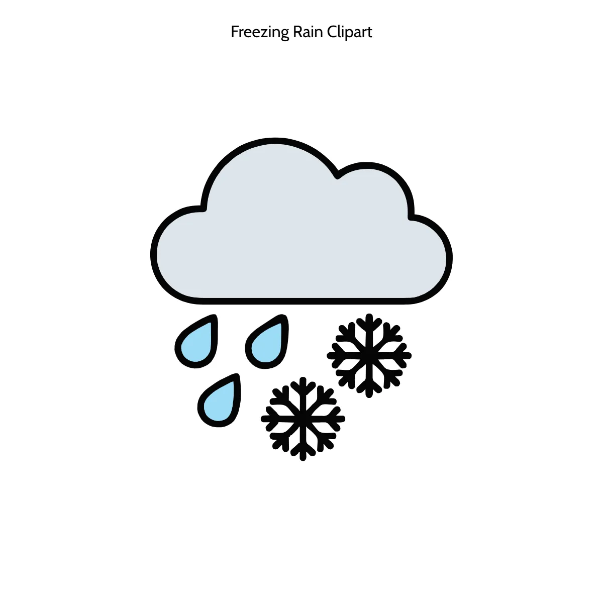 Freezing Rain Clipart Template to Edit Online Freezing Rain Clipart Template to Edit Online