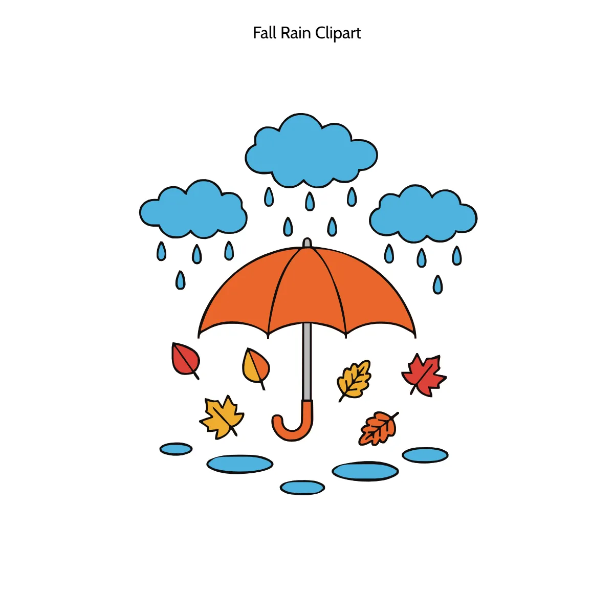 Free Fall Rain Clipart Template to Edit Online Free Fall Rain Clipart Template to Edit Online