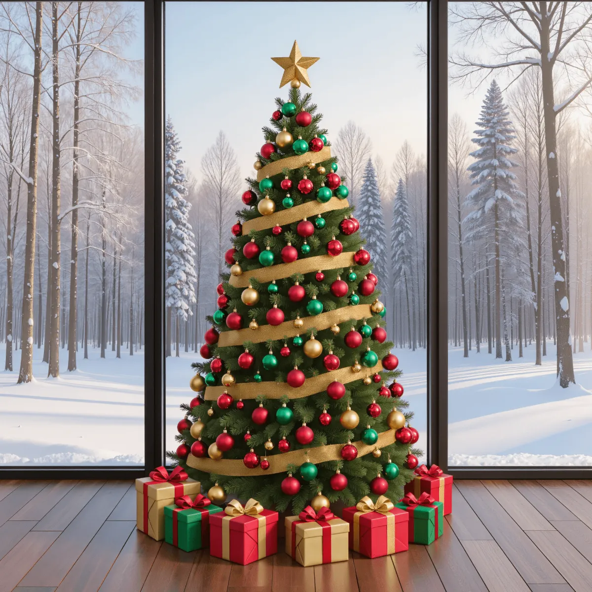 Free Beautiful Christmas Tree Image Template to Edit Online
