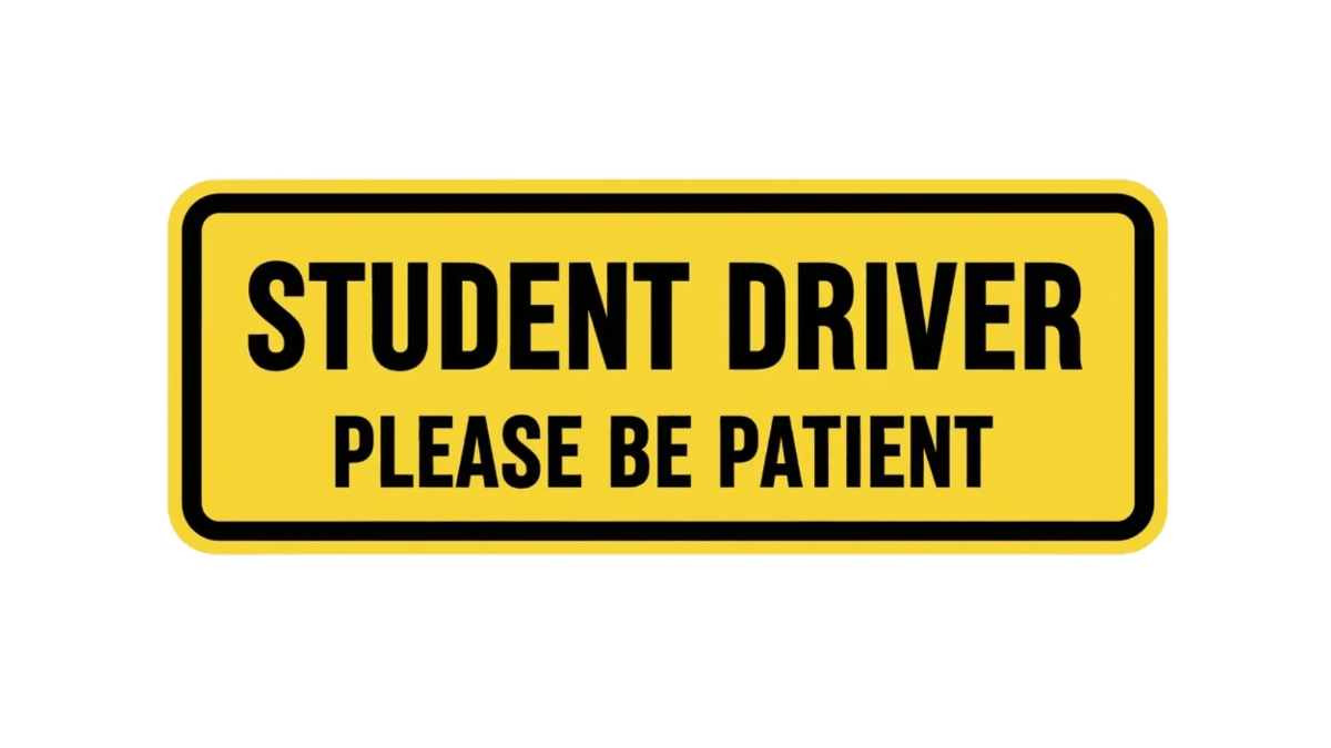 Free Student Driver Bumper Sticker to Edit Online