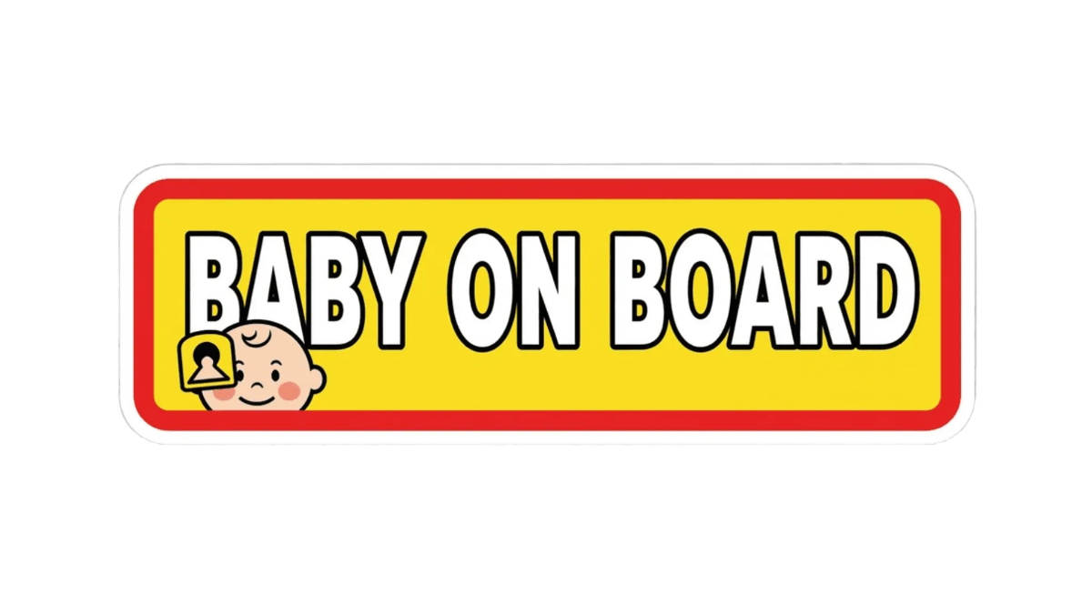 Free Baby on Board Bumper Sticker to Edit Online