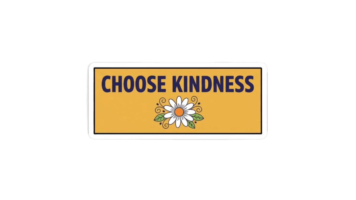 Free Choose kindness Bumper Sticker to Edit Online