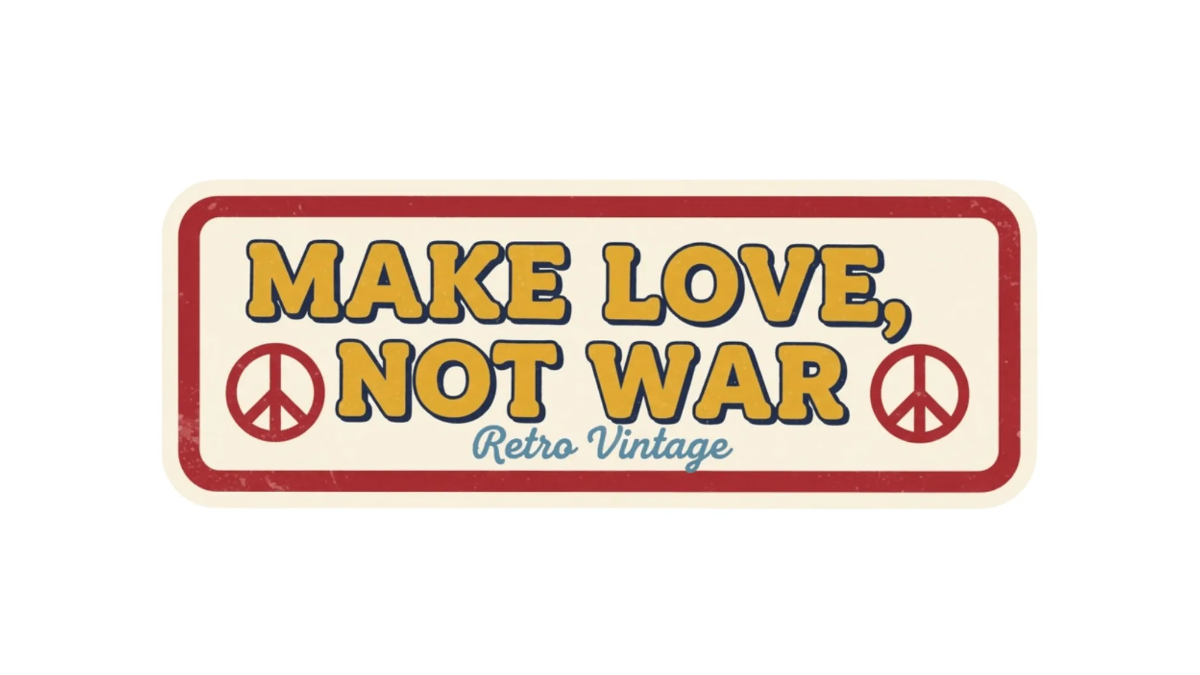 Free Make love, not war Bumper Sticker to Edit Online