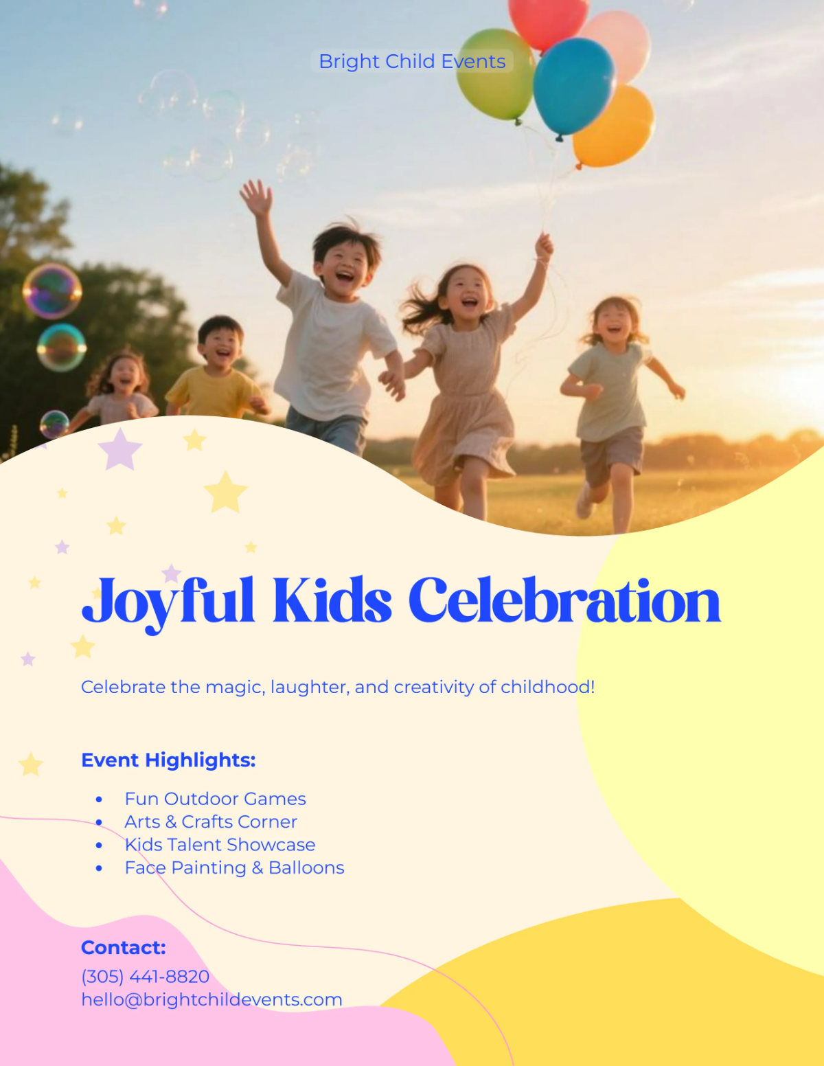 Free Happy Children's Day Flyer Template to Edit Online