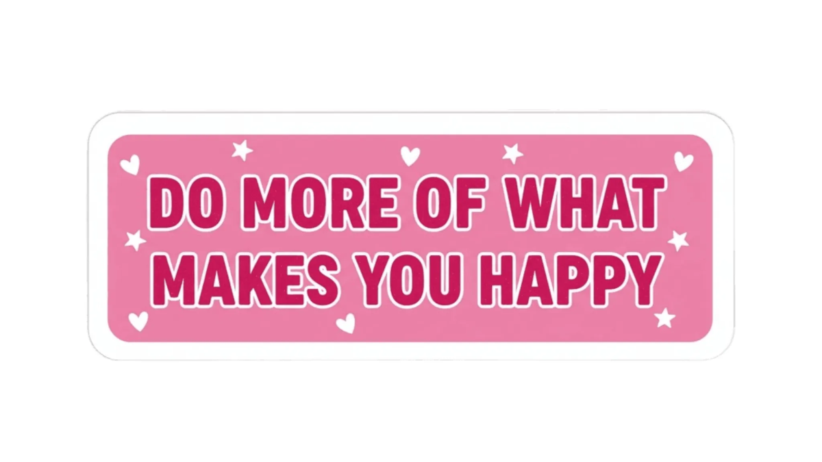 Free Do more of what makes you happy. Bumper Sticker to Edit Online