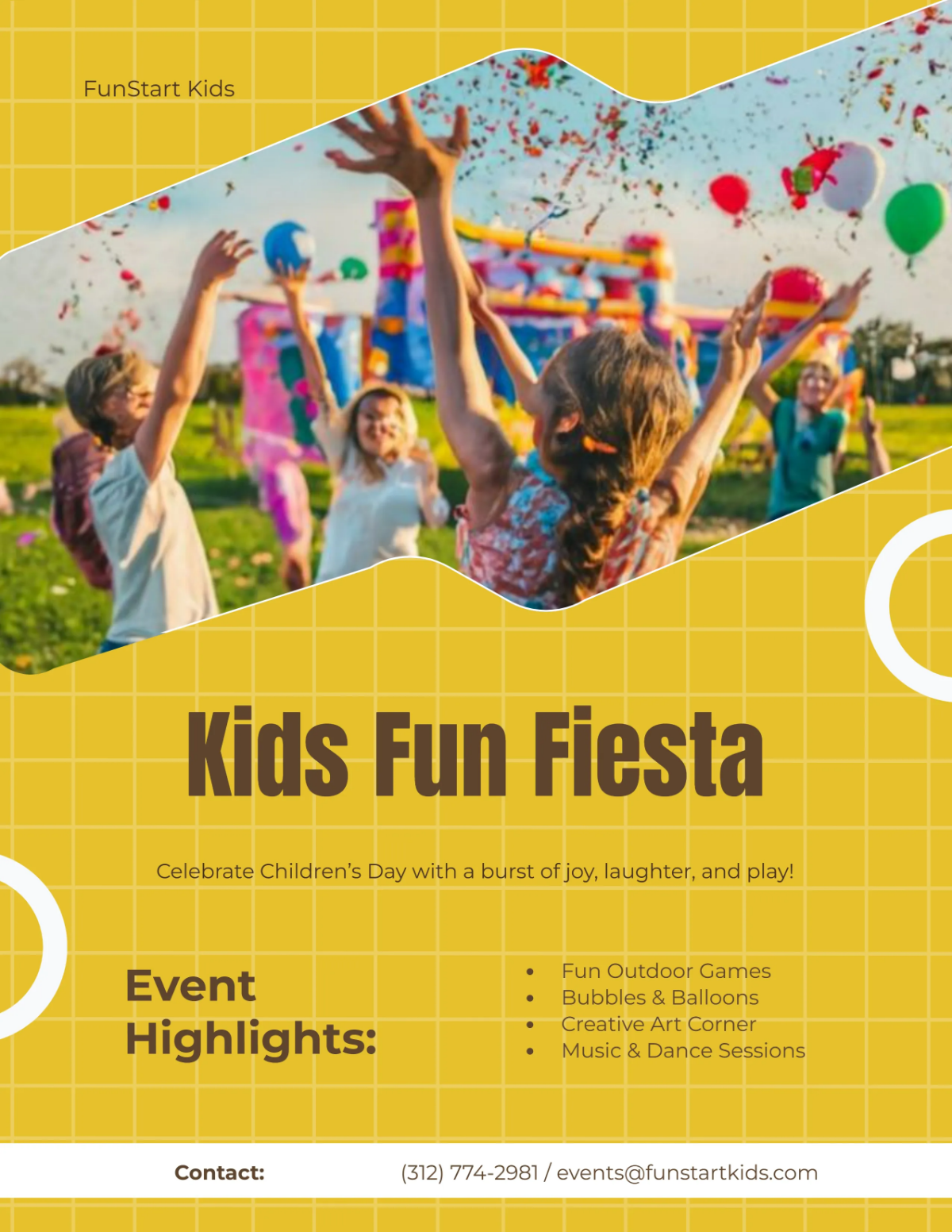 Free Fun Children's Day Flyer Template to Edit Online