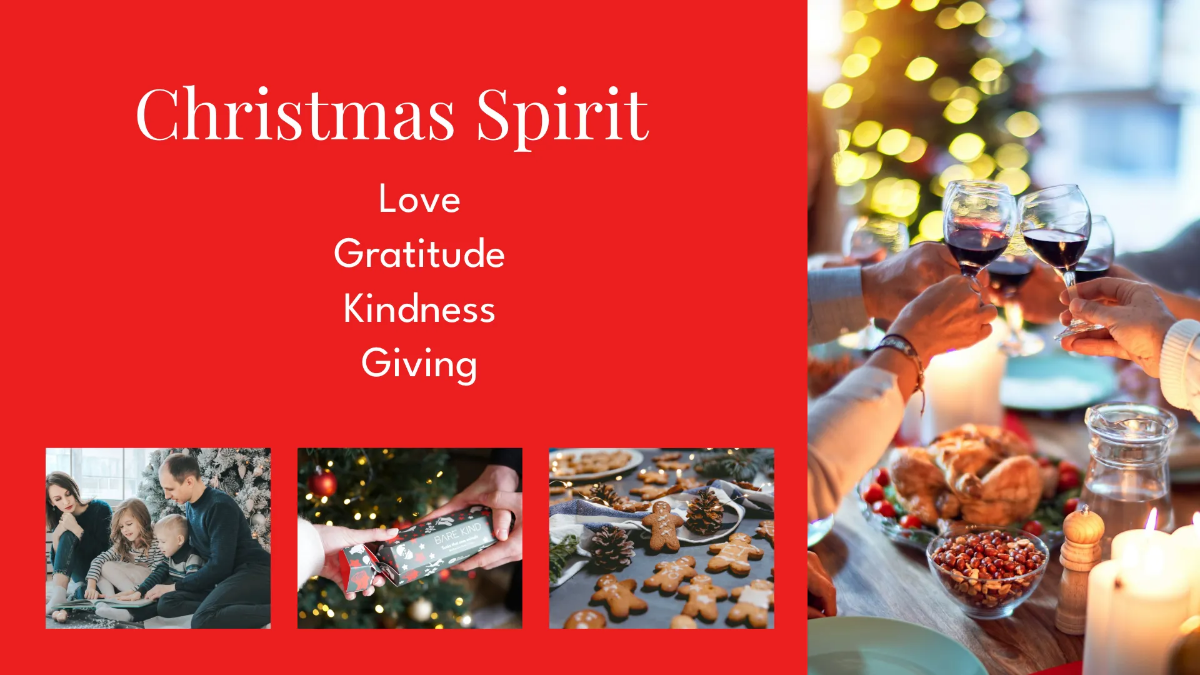 Free Simple Christmas Presentation Template to Edit Online