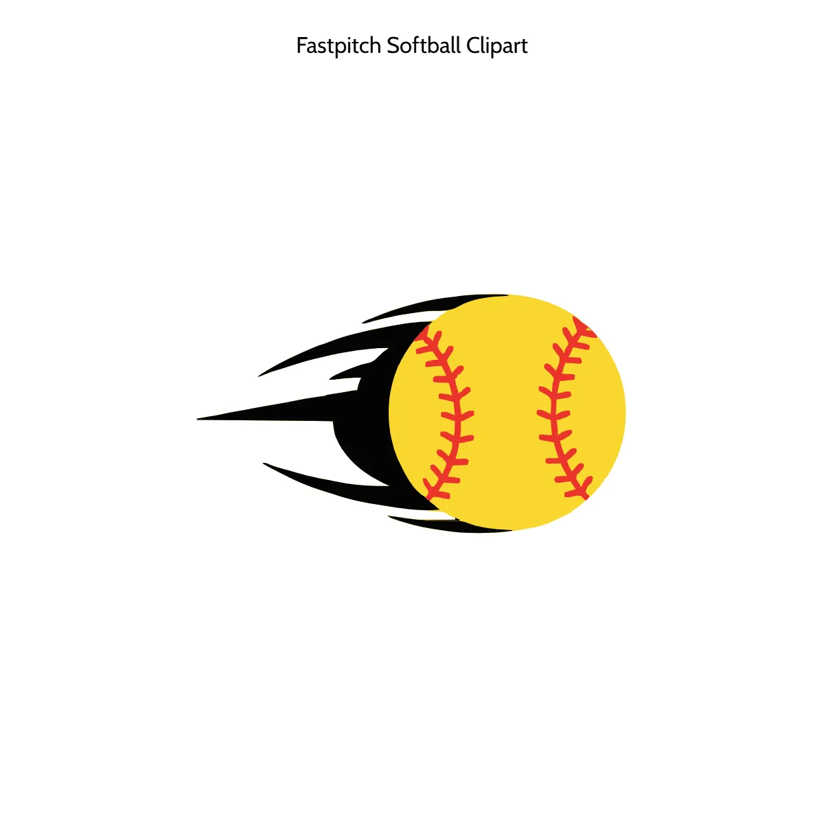 Free Fastpitch Softball Clipart Vector (PNG, SVG) to Edit Online