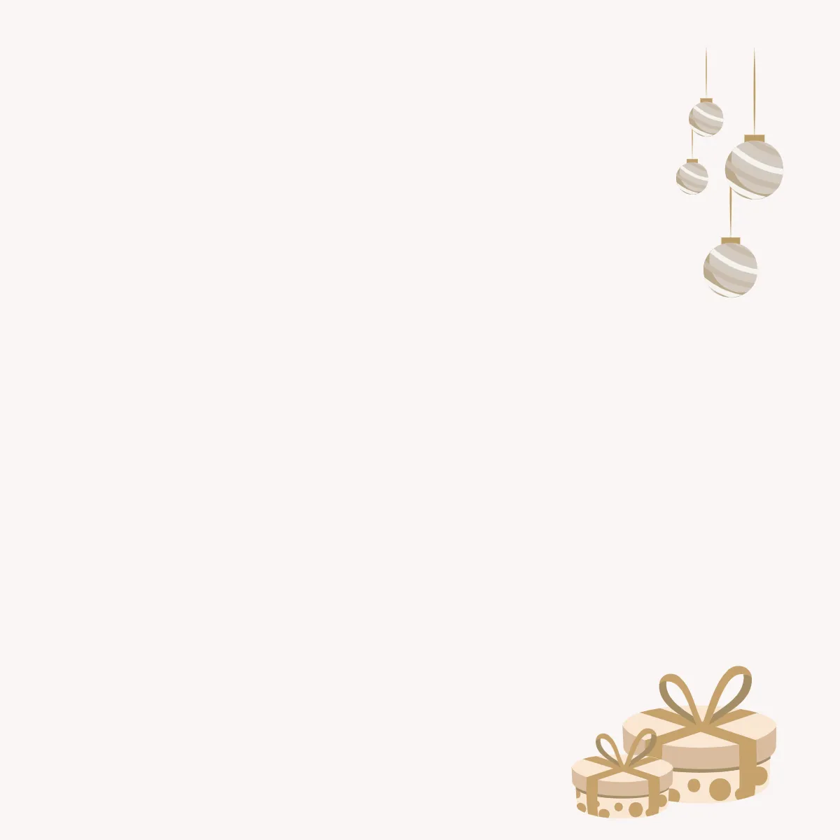 Free Gold Christmas Border Clipart Template to Edit Online