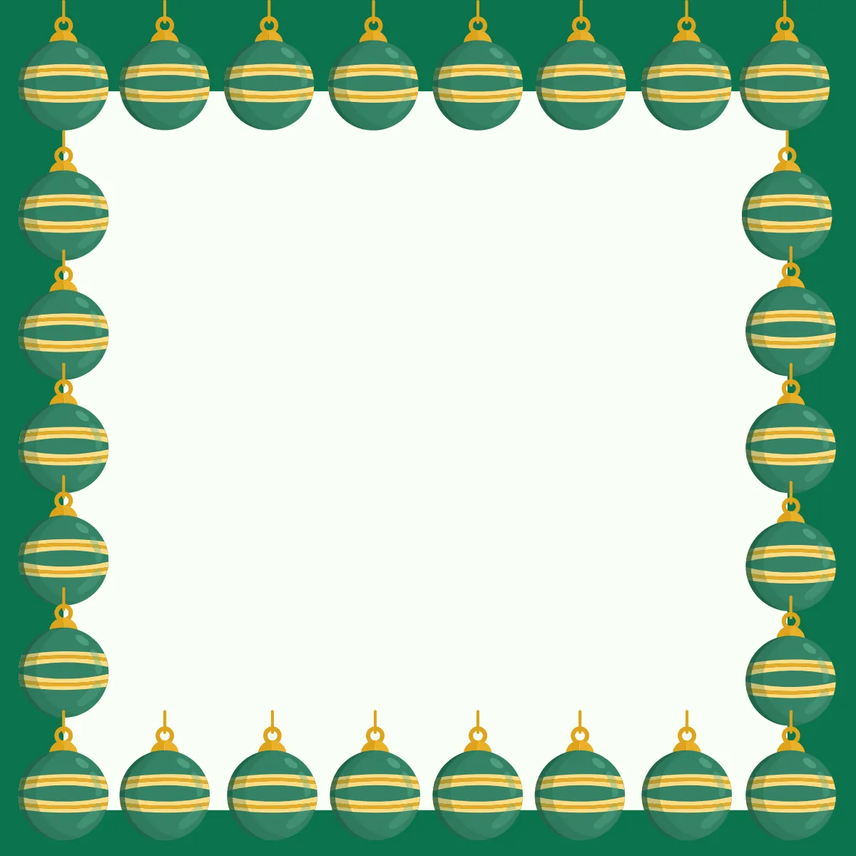 Free Bauble Christmas Border Clipart Template to Edit Online Free Bauble Christmas Border Clipart Template to Edit Online
