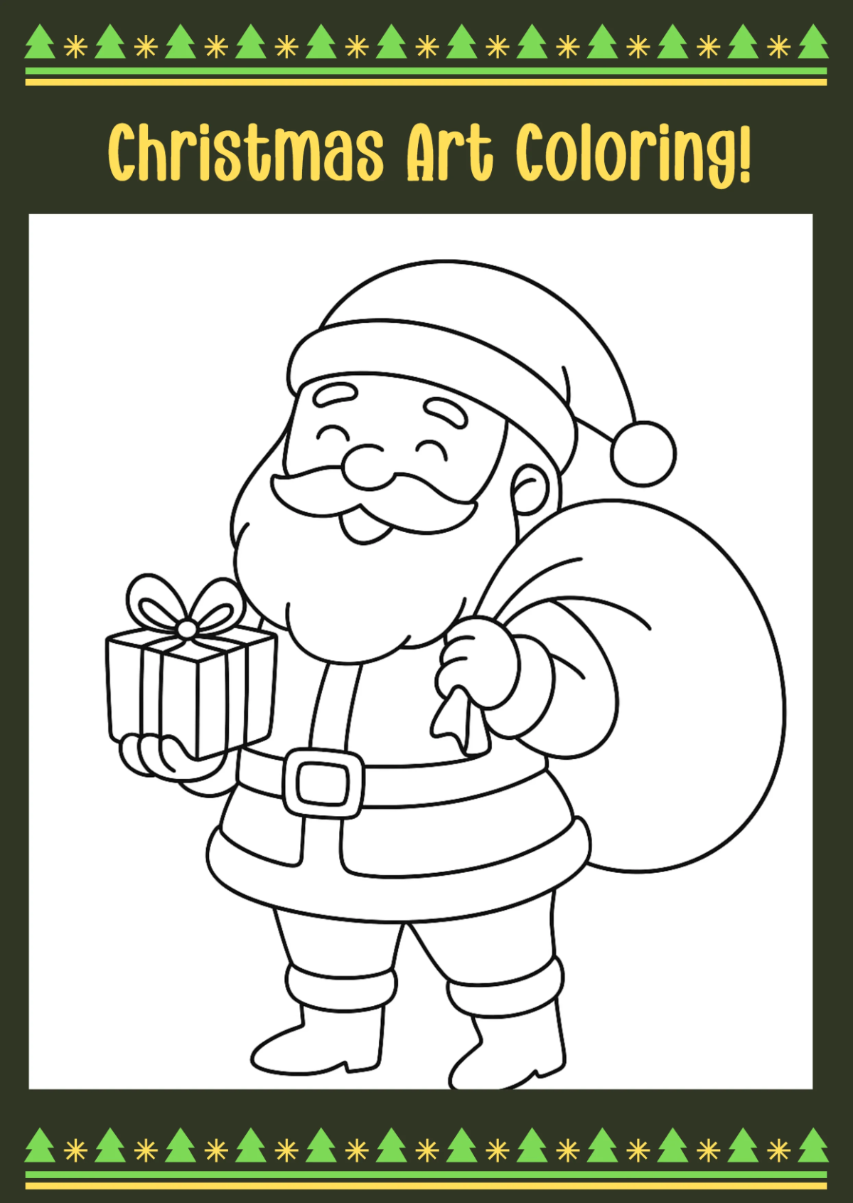 Free Art Christmas Worksheet Template to Edit Online
