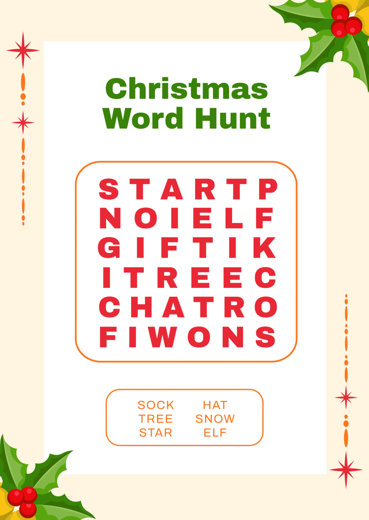 Free Christmas Word Search Worksheet Template to Edit Online Free Christmas Word Search Worksheet Template to Edit Online
