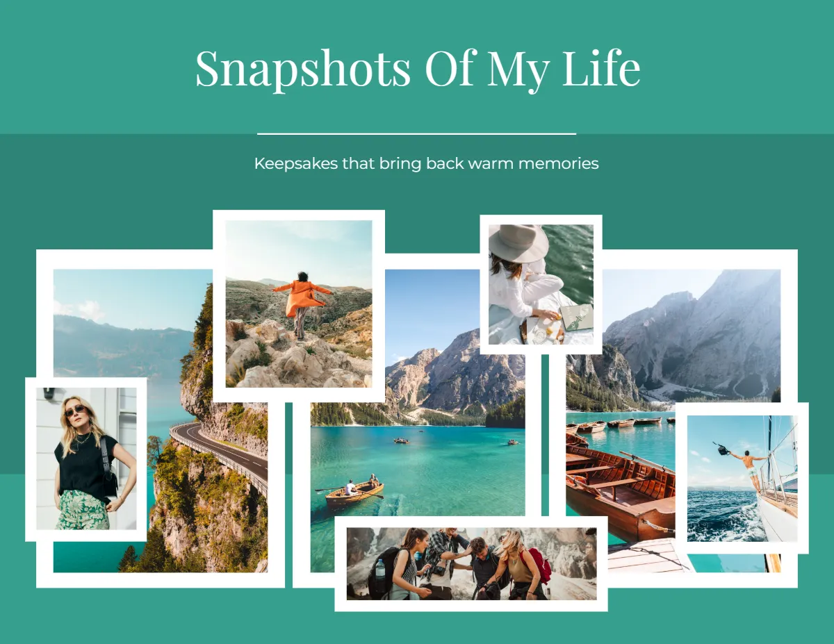 Free Journal Scrapbook Template to Edit Online