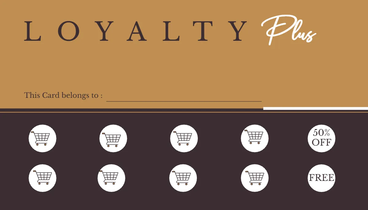 Free Costumer Loyalty Punch Card Template to Edit Online