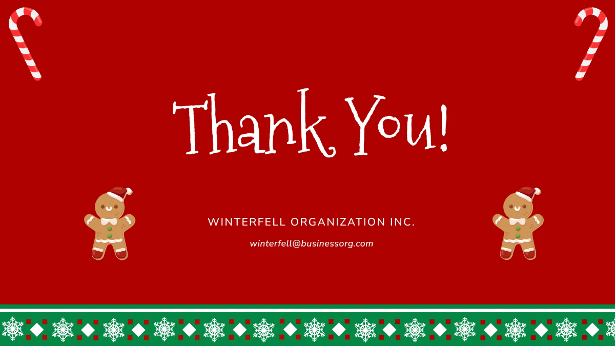 Free Red Christmas Presentation Template to Edit Online