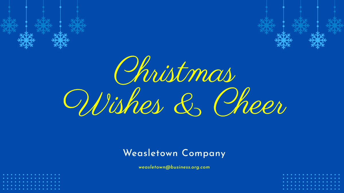 Free Christmas Snowflakes Presentation Template to Edit Online Free Christmas Snowflakes Presentation Template to Edit Online