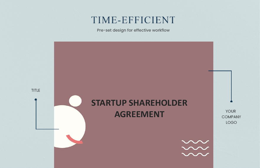 Sample Shareholder Agreement for Startup Template