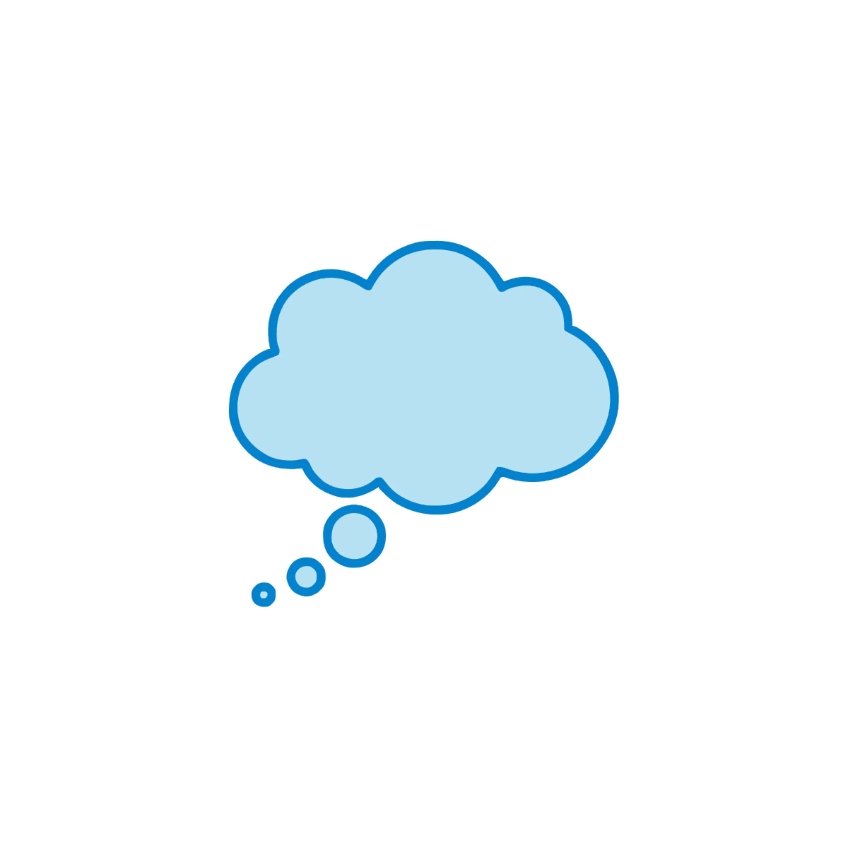 Free Cloud Bubble Shape to Edit Online
