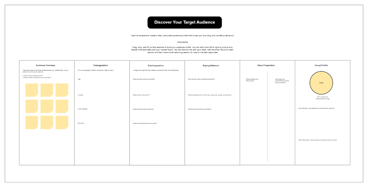Free Discover Your Target Audience to Edit Online