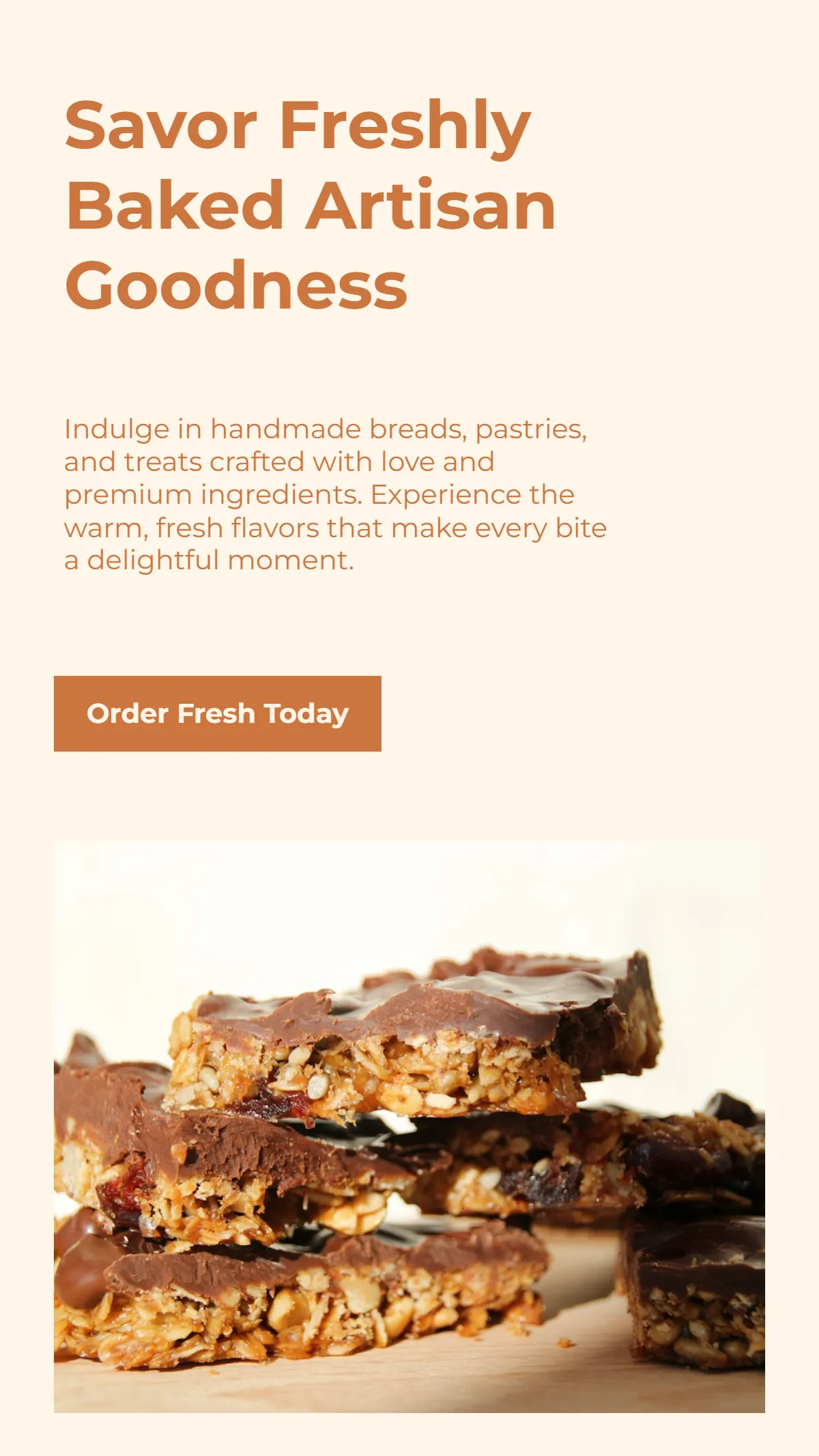 Artisan Bakery Facebook Story Template