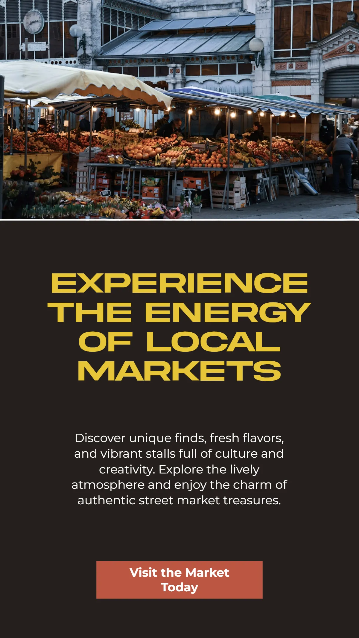 Street Market Facebook Story Template