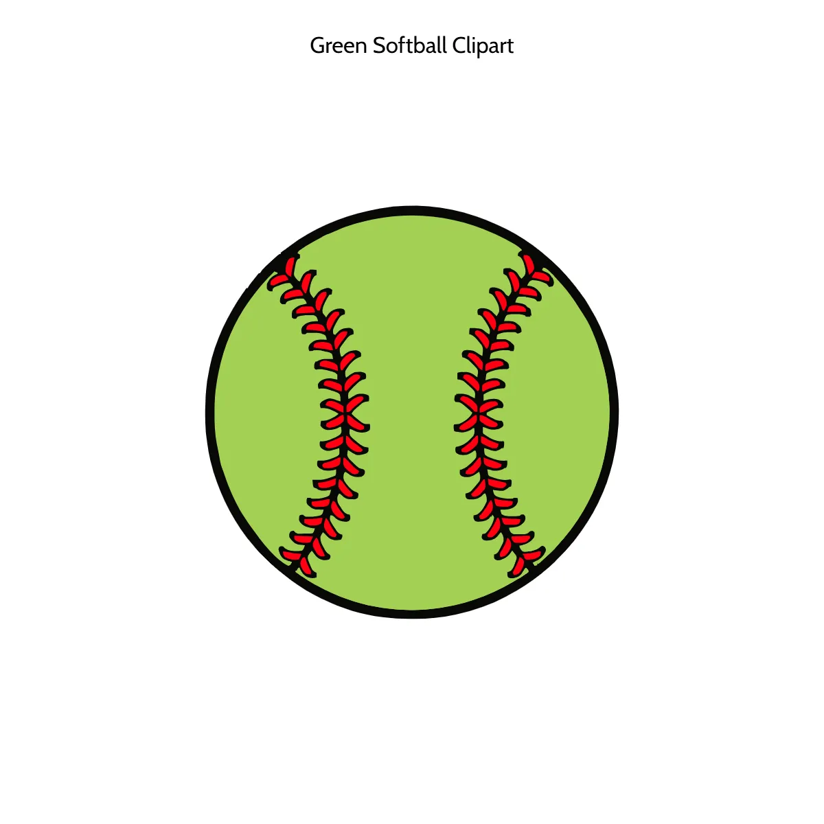 Free Green Softball Clipart Template to Edit Online Free Green Softball Clipart Template to Edit Online