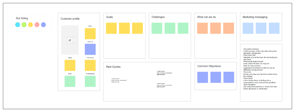 Free Buyer Persona Template to Edit Online