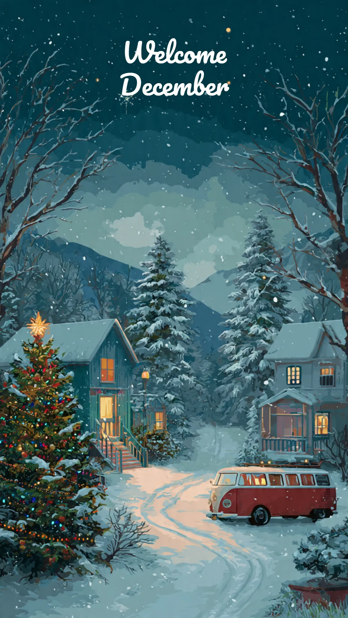 Free December Mobile Wallpaper Template to Edit Online Free December Mobile Wallpaper Template to Edit Online