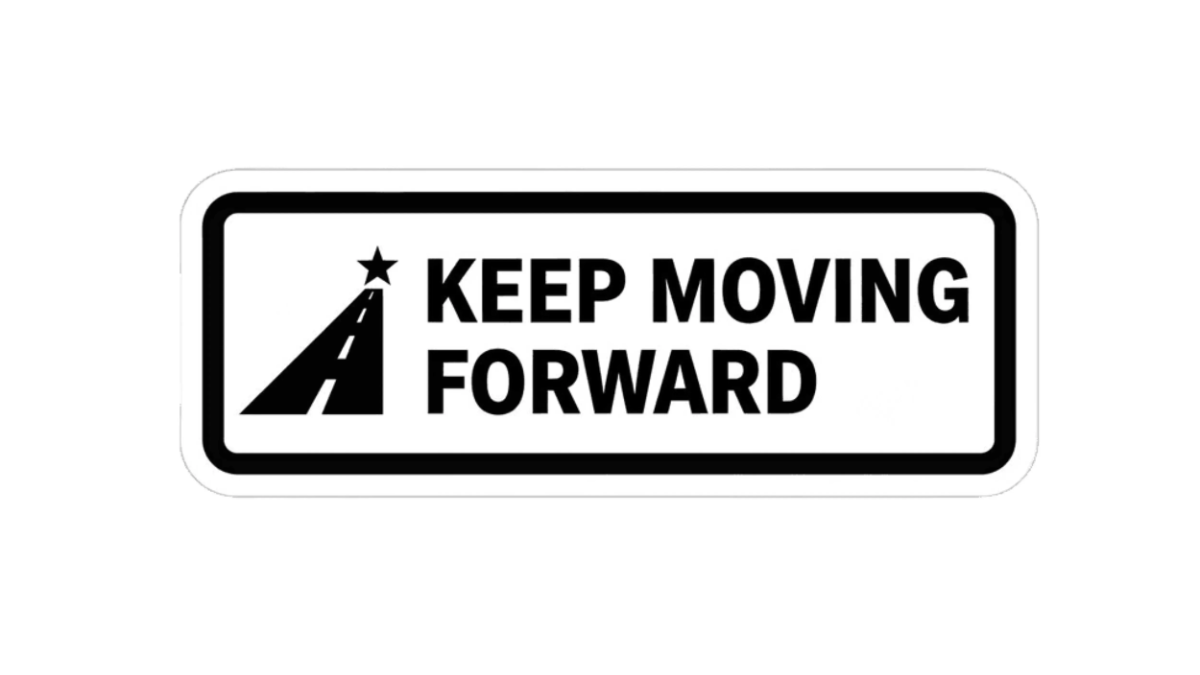 Free Keep Moving Forward Bumper Sticker to Edit Online