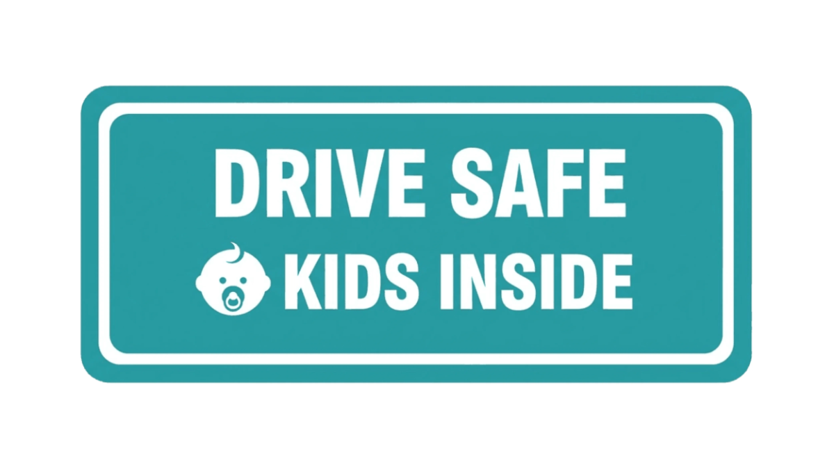 Free Drive Safe, Kids Inside Bumper Sticker to Edit Online
