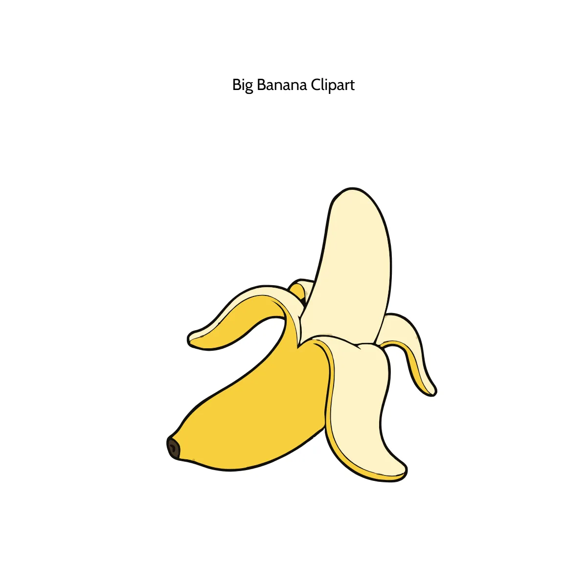 Free Big Banana Vector Clipart (PNG, SVG) to Edit Online Free Big Banana Vector Clipart (PNG, SVG) to Edit Online
