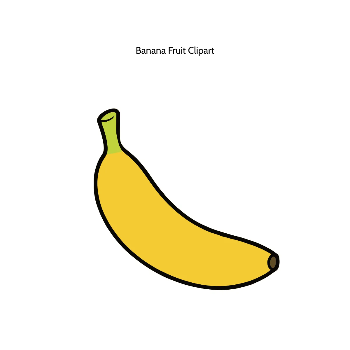 Free Banana Fruit Vector Clipart (PNG, SVG) to Edit Online
