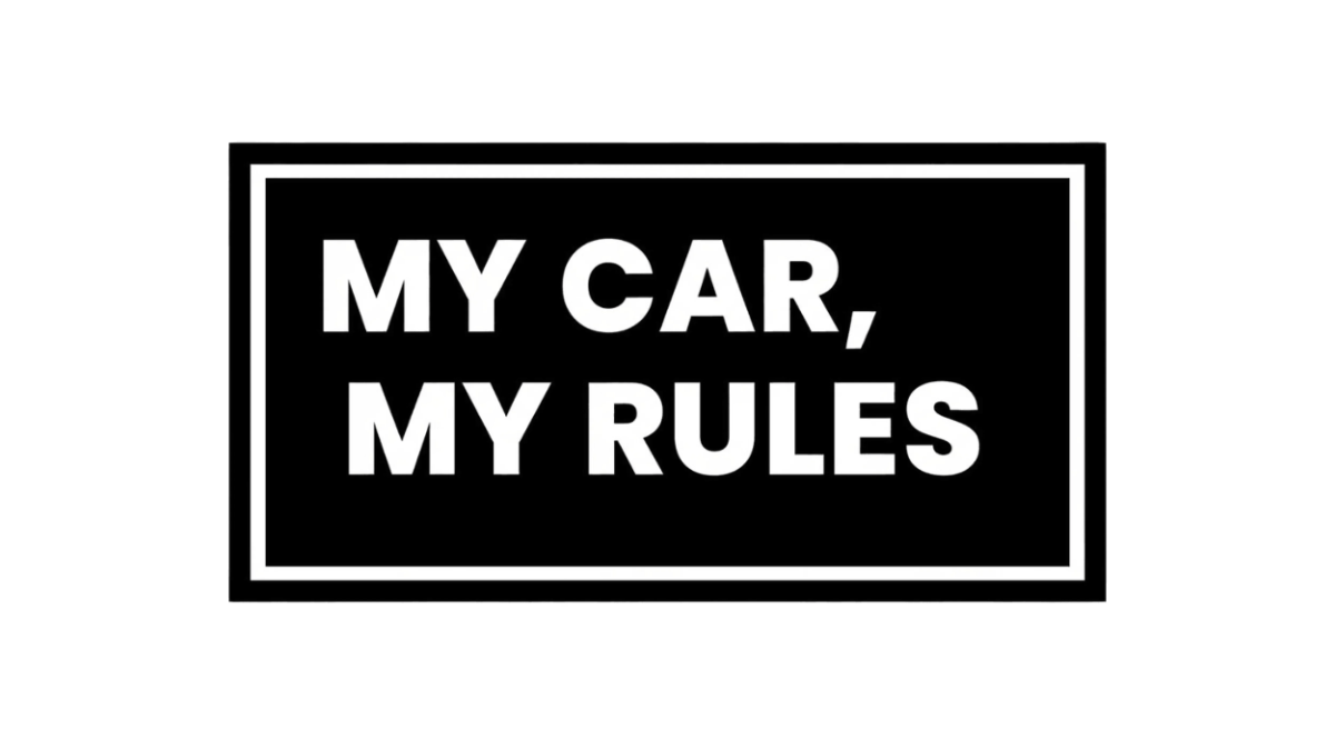 Free My Car My Rules Bumper Sticker to Edit Online