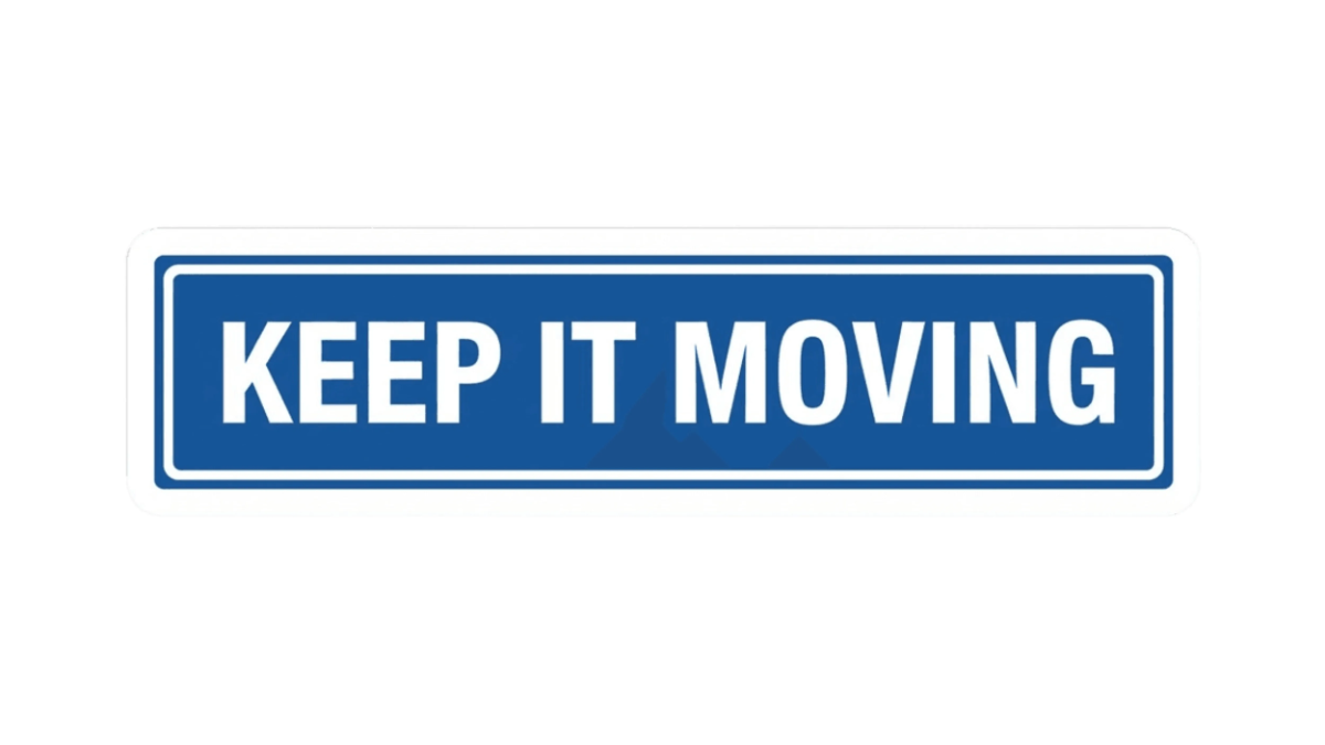 Free Keep It Moving Bumper Sticker to Edit Online