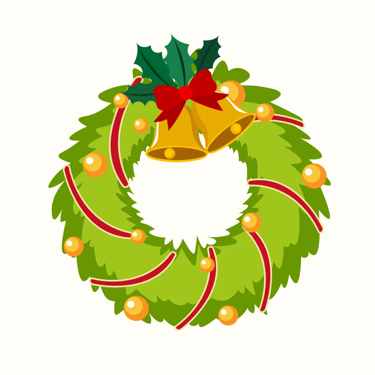 Free Stylized Christmas Wreath Clipart Template to Edit Online Free Stylized Christmas Wreath Clipart Template to Edit Online