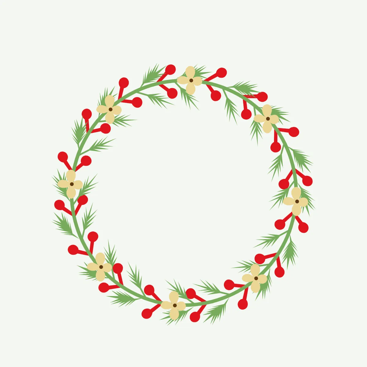 Free Minimalist Christmas Wreath Clipart Template to Edit Online Free Minimalist Christmas Wreath Clipart Template to Edit Online