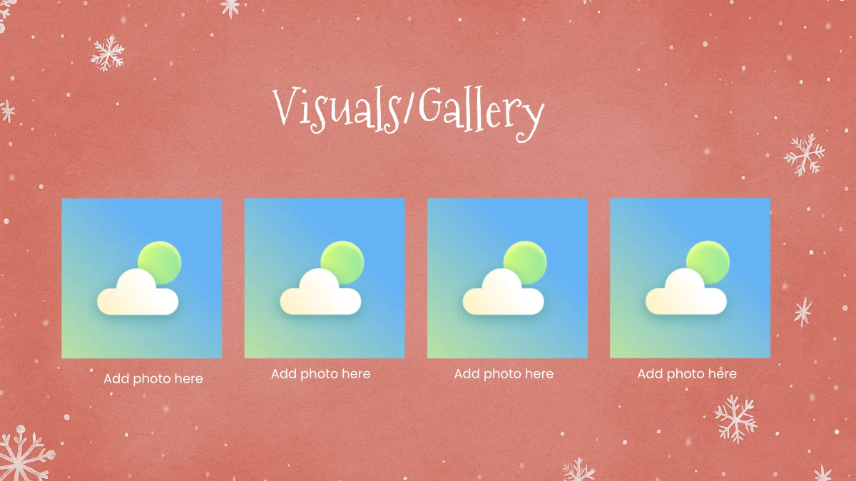 Free Christmas Blank Presentation Template to Edit Online