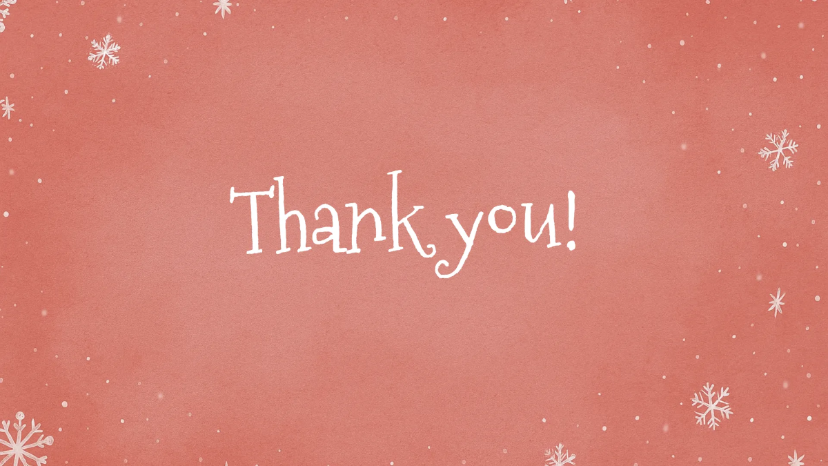 Free Christmas Blank Presentation Template to Edit Online