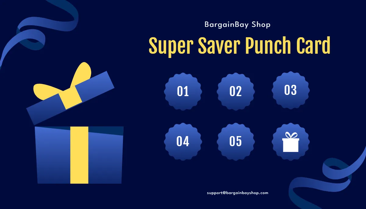 Free Super Sale Punch Card Template to Edit Online