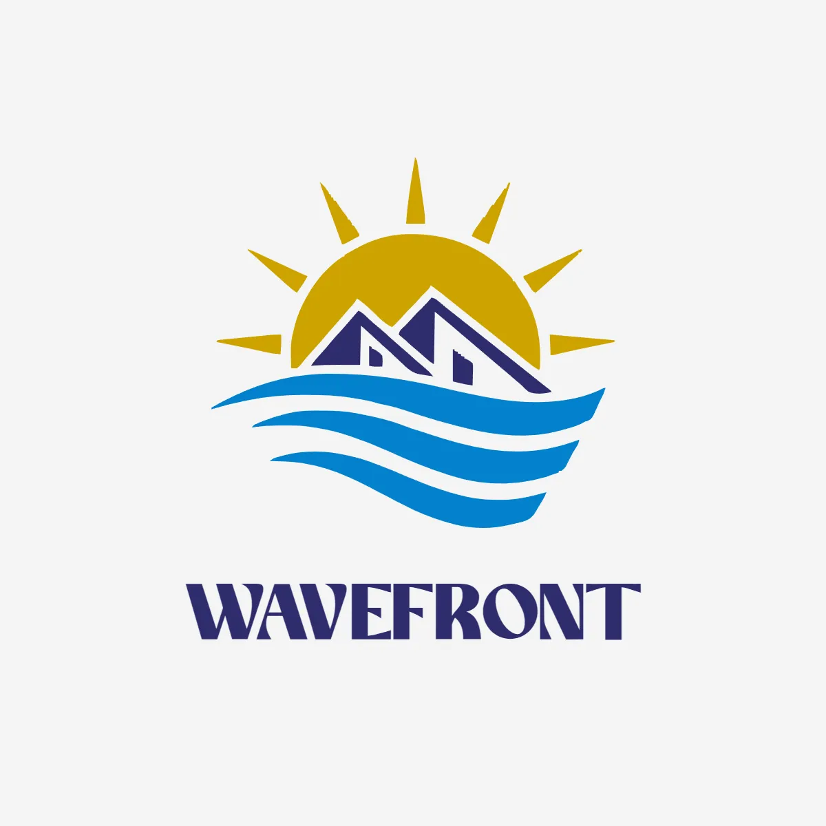 Free Beachfront Hotel Logo Template to Edit Online