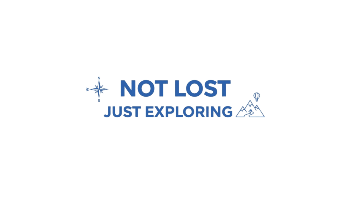 Free Not Lost, Just Exploring Bumper Sticker Template to Edit Online