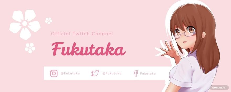 Anime Twitch Banner Template