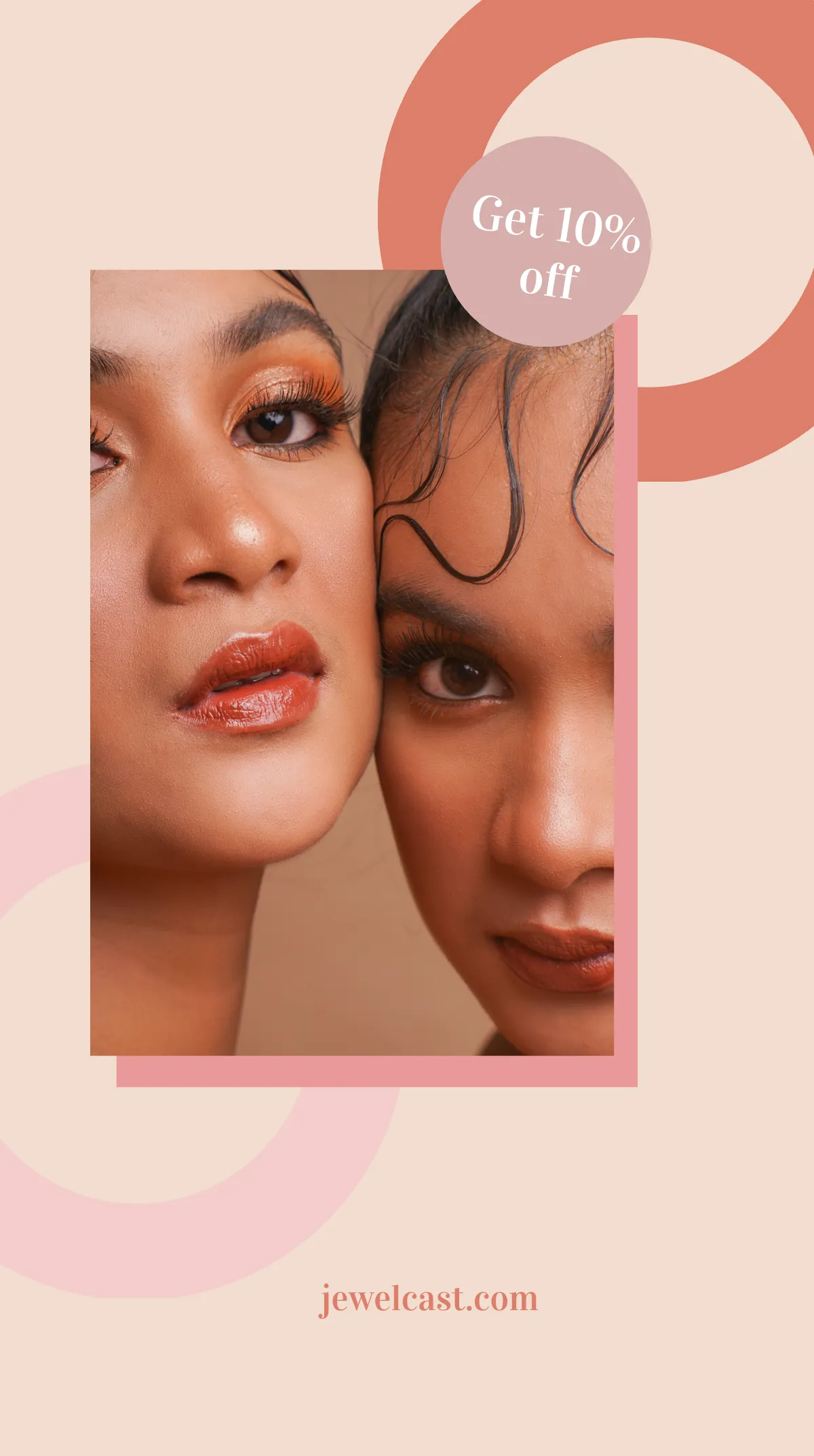 Free Beauty Influencer Instagram Story Template to Edit Online