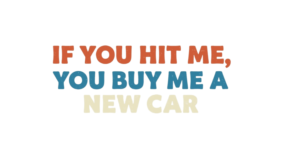 Free If You Hit Me, You Buy Me a New Car Bumper Sticker Template to Edit Online