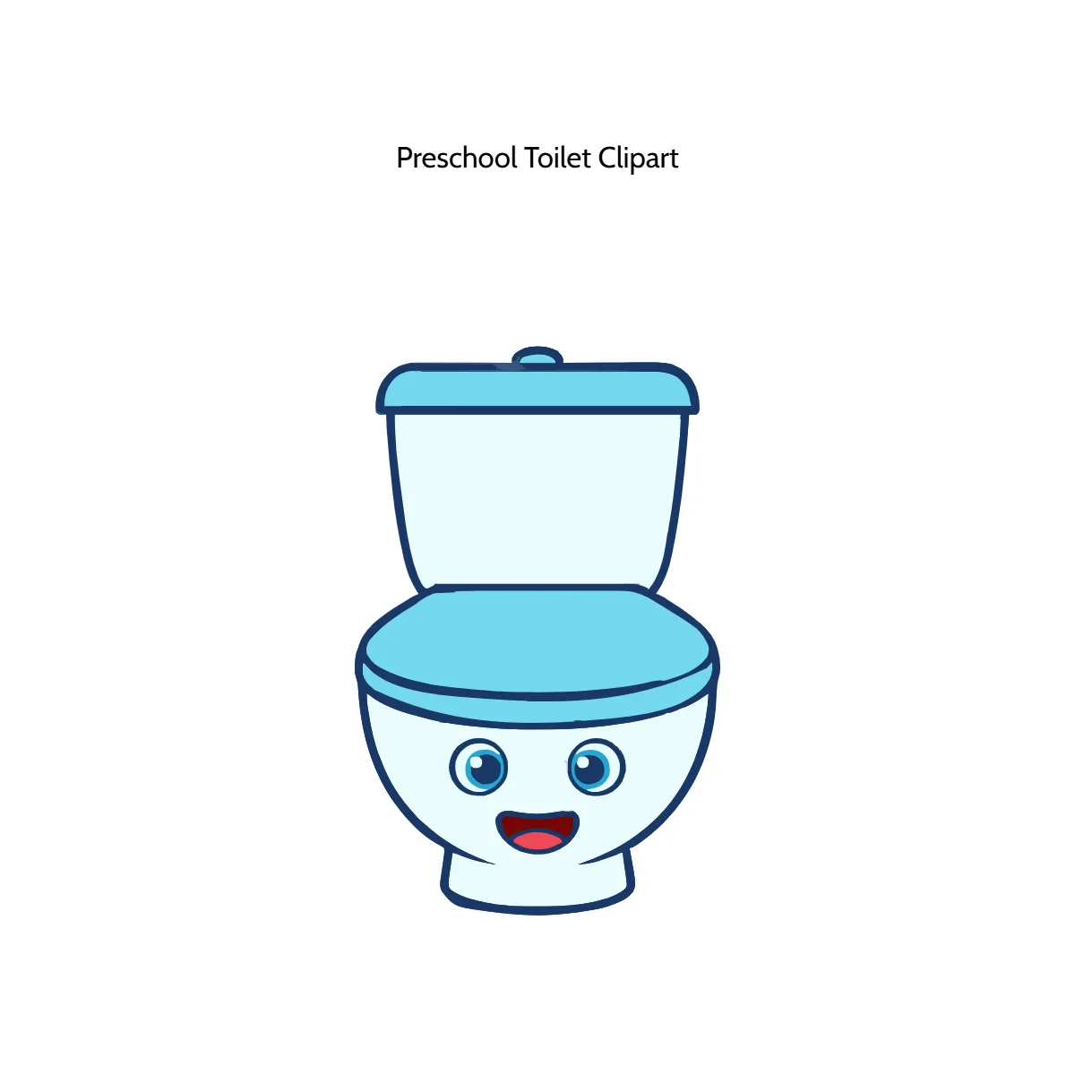 Preschool Toilet Clipart