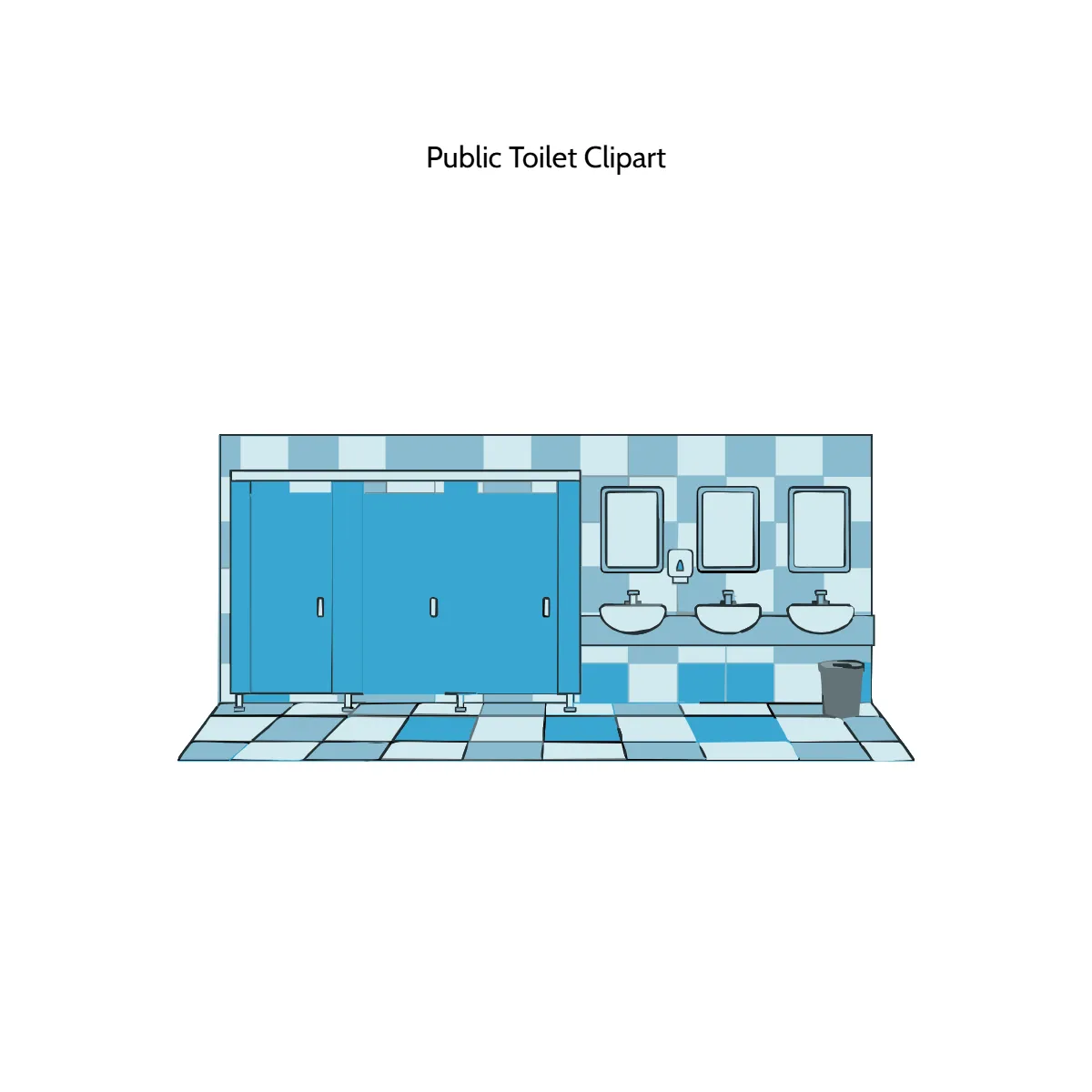 Public Toilet Clipart